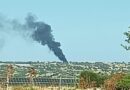 Fuoco al Vivaio Cartia Plant di Contrada S. Rosalia