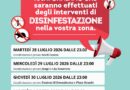 Il programma della disinfestazione 2026 per Scicli e Borgate.