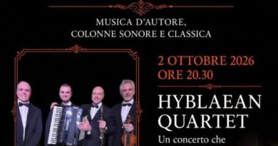 Concerto al MACC di Scicli: Serata con “Hyblaen Quartet.