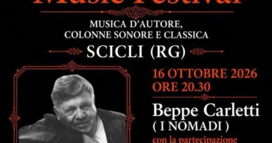 Peppe Carletti dei “Nomadi” a Scicli  al MACC. Venerdì 16 ore 20,30