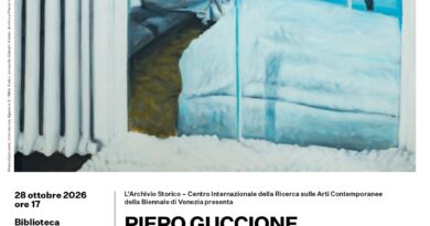 Incontro su Piero Guccione alla Biennale di Venezia. Mercoledì 28 ottobre.
